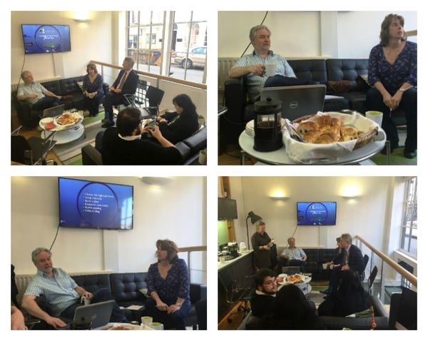 Facebook for Business breakfast seminar at The Workstation, Abingdon with Andrew Bowen of Java & Co.