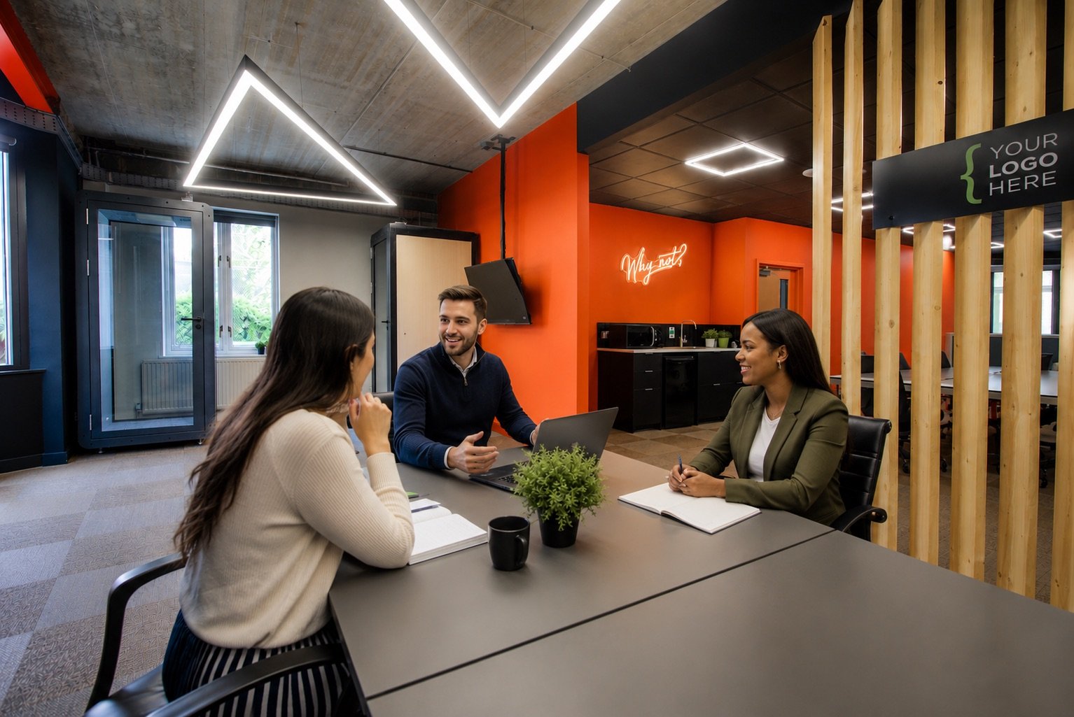 A Workstation business centre in the real world