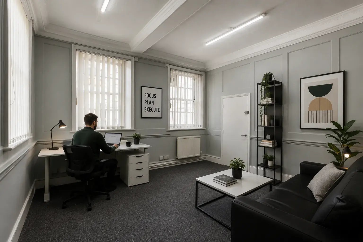 Inside Bellingham House, St Neots