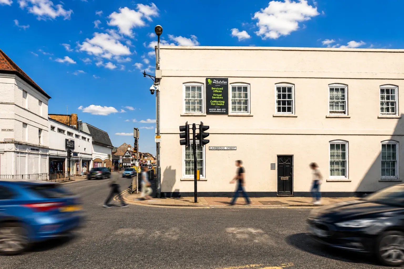 Exterior of Bellingham House, St Neots
