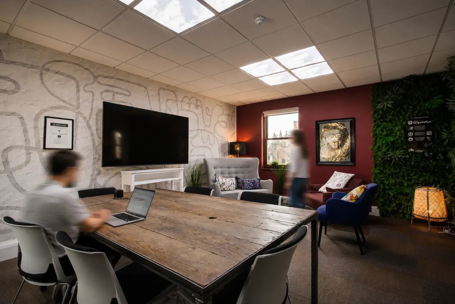 Inside Pilgrims Lodge, St Albans