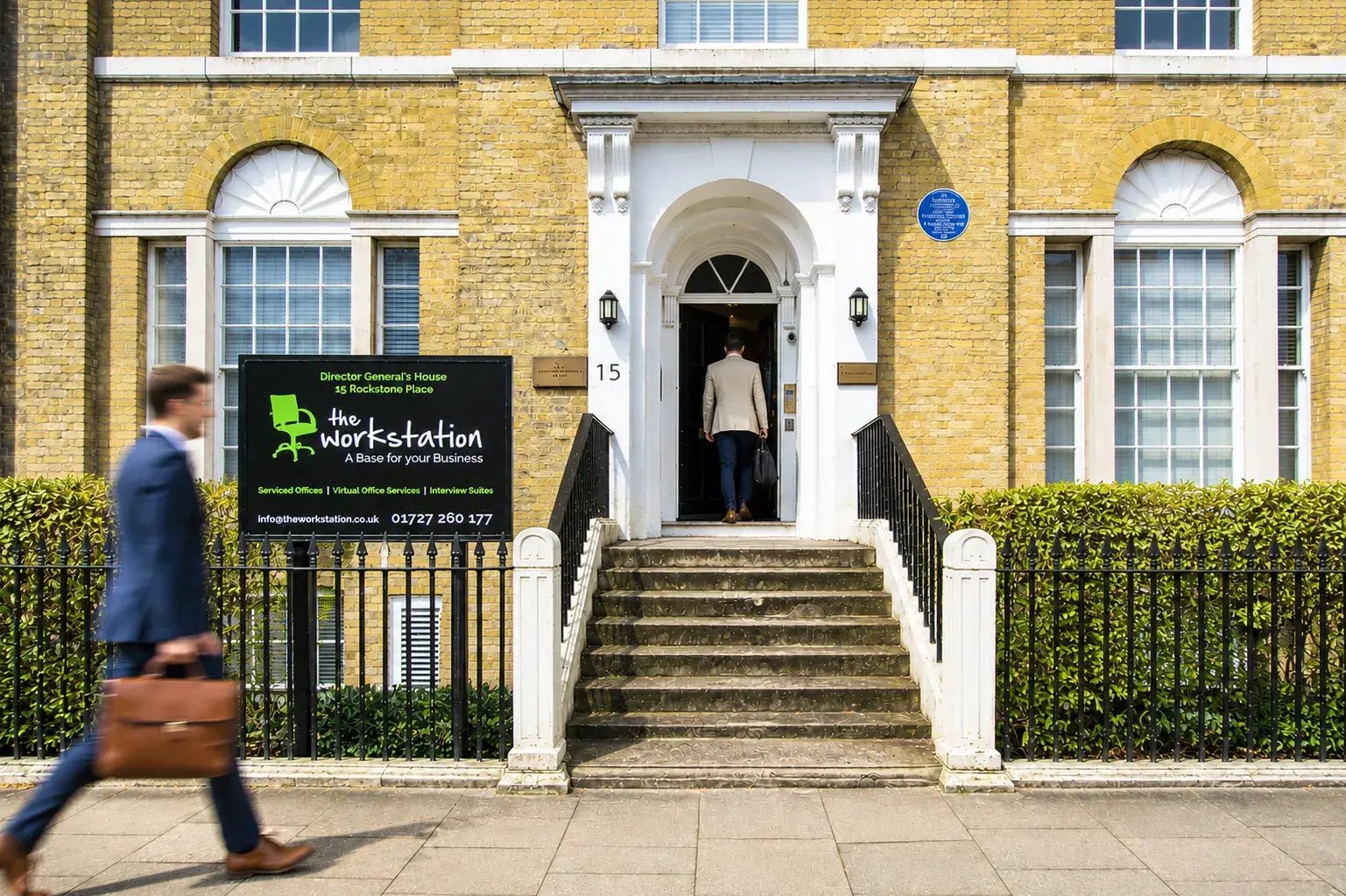 A professional business address at a Workstation business centre